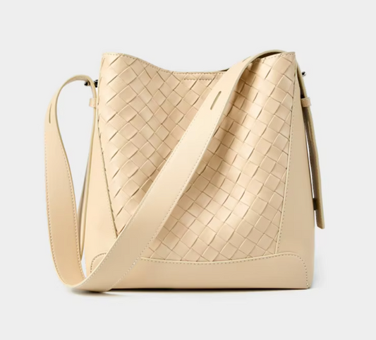 Caroline Ivory Crossbody Bag in 100% Genuine Leather (Copy)