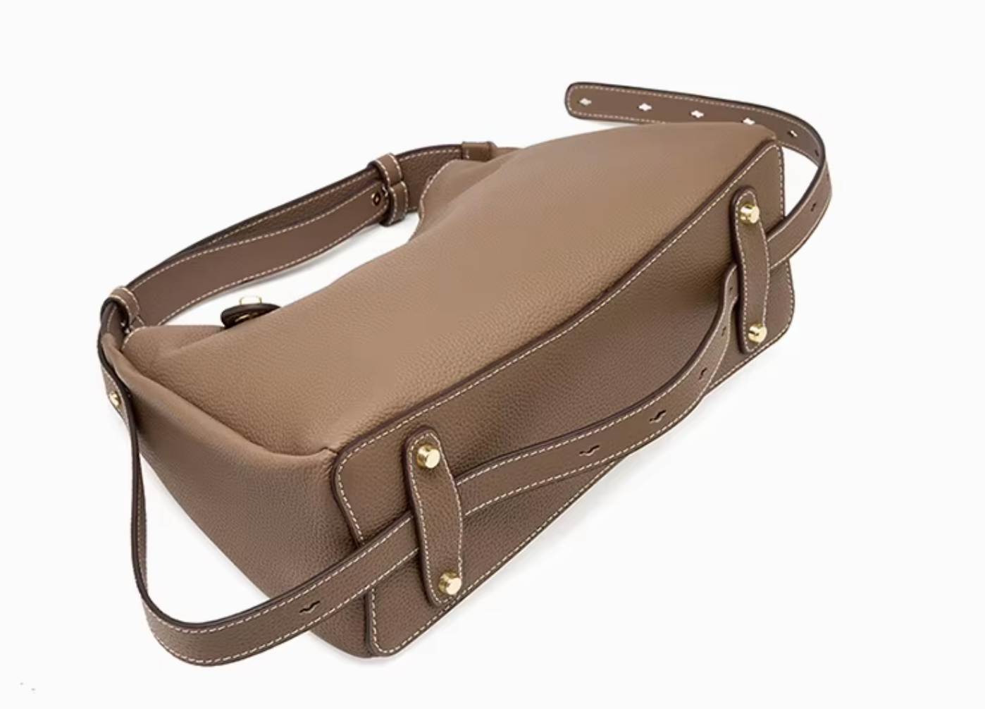 Becca MoccaCrossbody Bag in 100% Genuine Leather